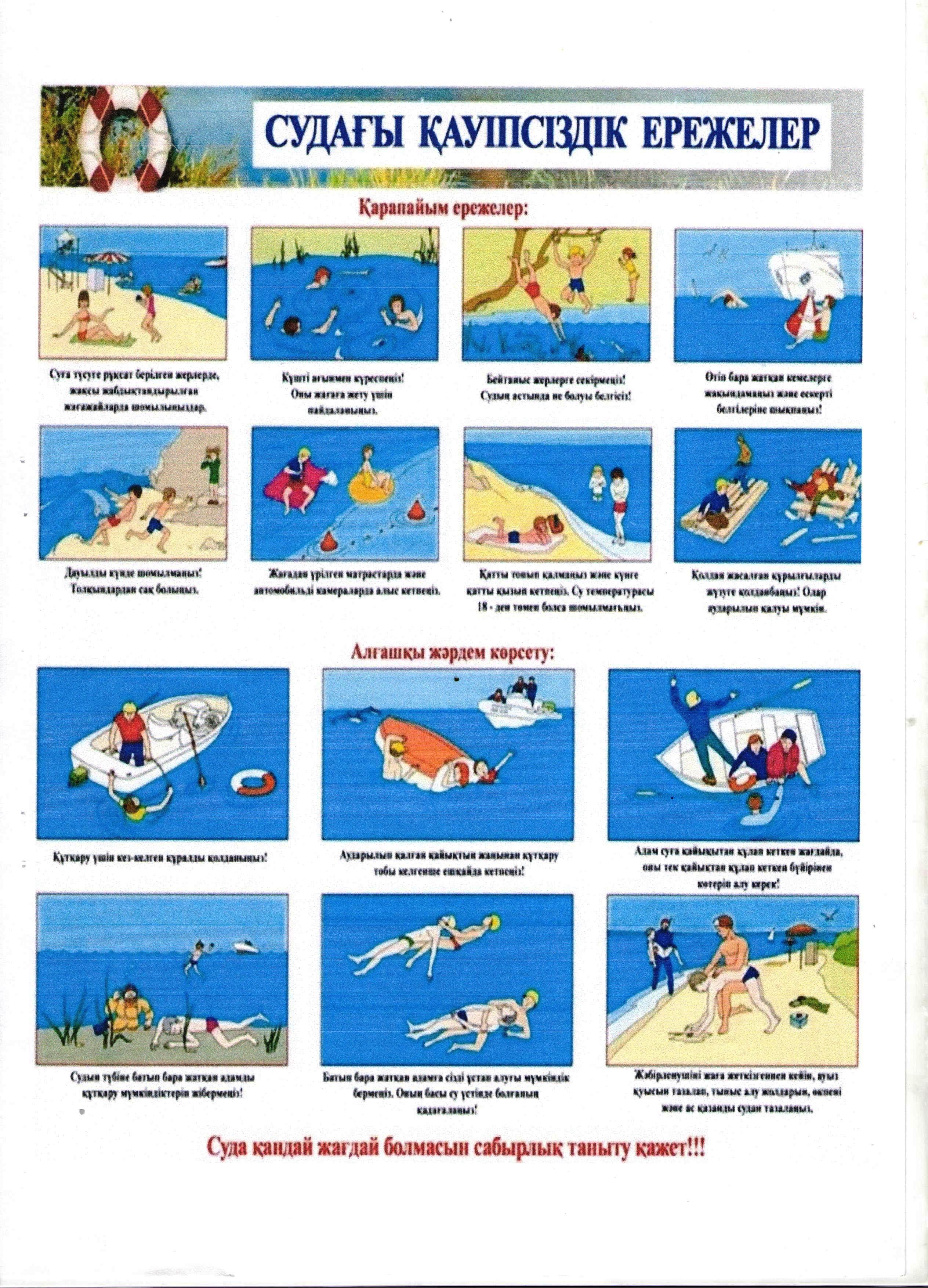 Сынып сағаты "Судағы қауіпсіздік ережелері". 10 "А" сынып. Жуматаева Г.Н.