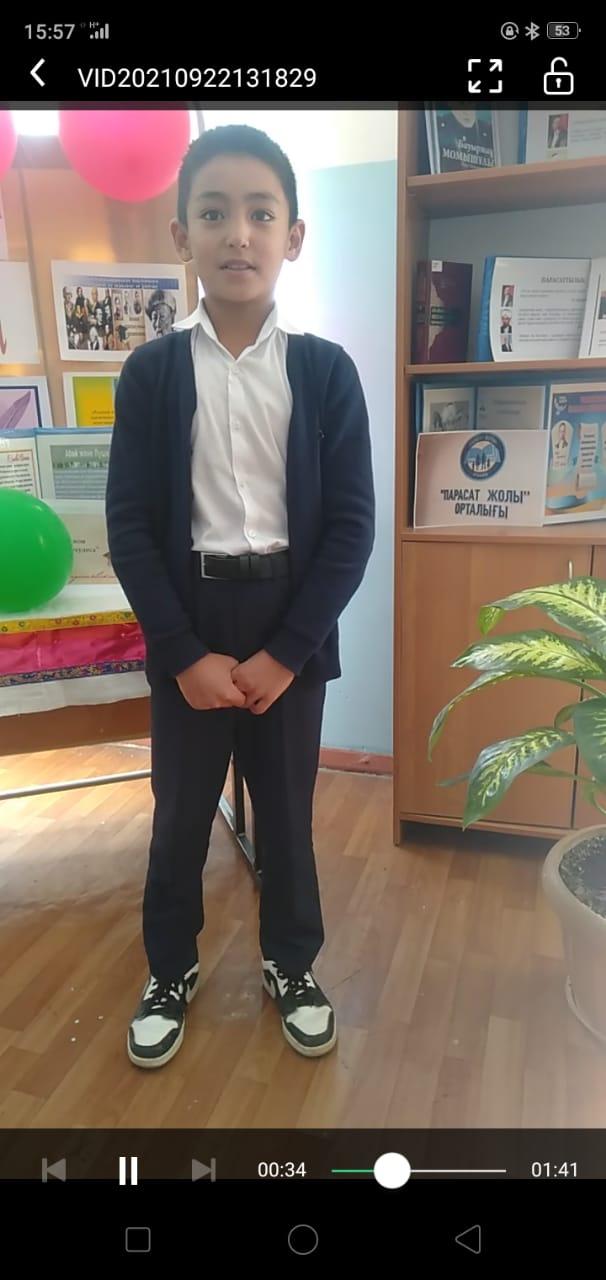 N24 Тұрар Рысқұлов атыдағы орта мектебінде Жыр жампозы Жамбыл Жабаевтың туғанына 175 жыл толуына орай "Мен Жамбылды оқимын"  атты челлендж өткізілді.